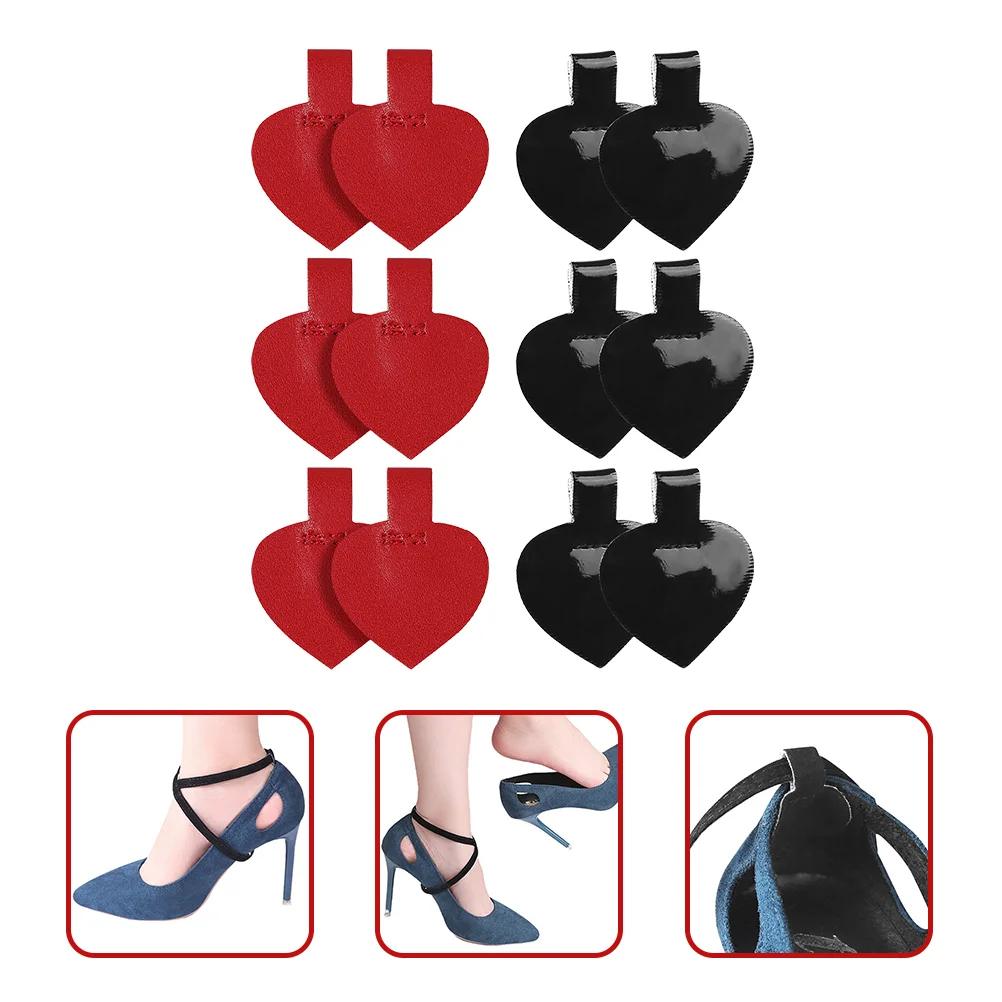

6 Pairs Follow Shoe Accessories Heel Inserts Ladies Shoes Heels Foot Pad Womens Pumps Adhesive High Liners Pads Floor Mat