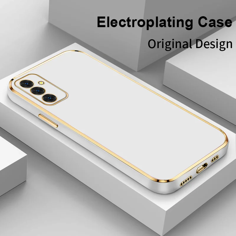 

Simple Solid Color Electroplating Phone Case for Samsung Galaxy M23 F23 F13 M13 M21 M30S M31 M33 M51 M53 M62 F62 Ultra