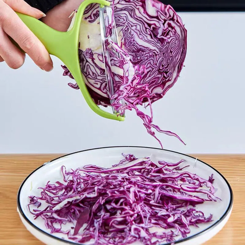 

Cabbage Peeler Vegetable Cooking Tools Broccoli Salad Potato Slicer Cutter Purple Cabbage Graters Multifunctional Peeler