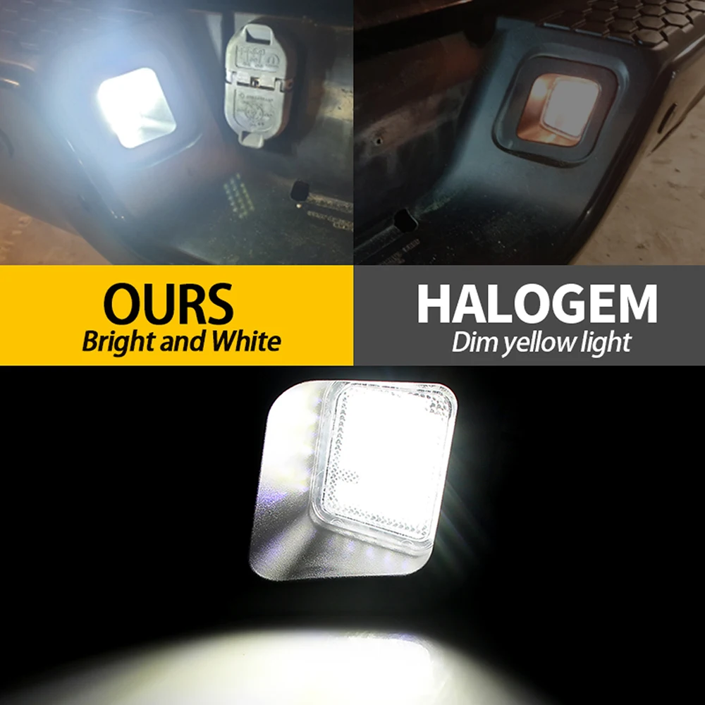 2 шт. белые фонари для заднего номерного знака Dodge RAM 2003 2018 1500 2500