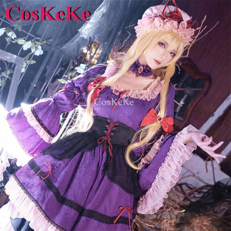 CosKeKe Юкари Якумо Косплей Аниме шикарное милое официальное платье Хэллоуин