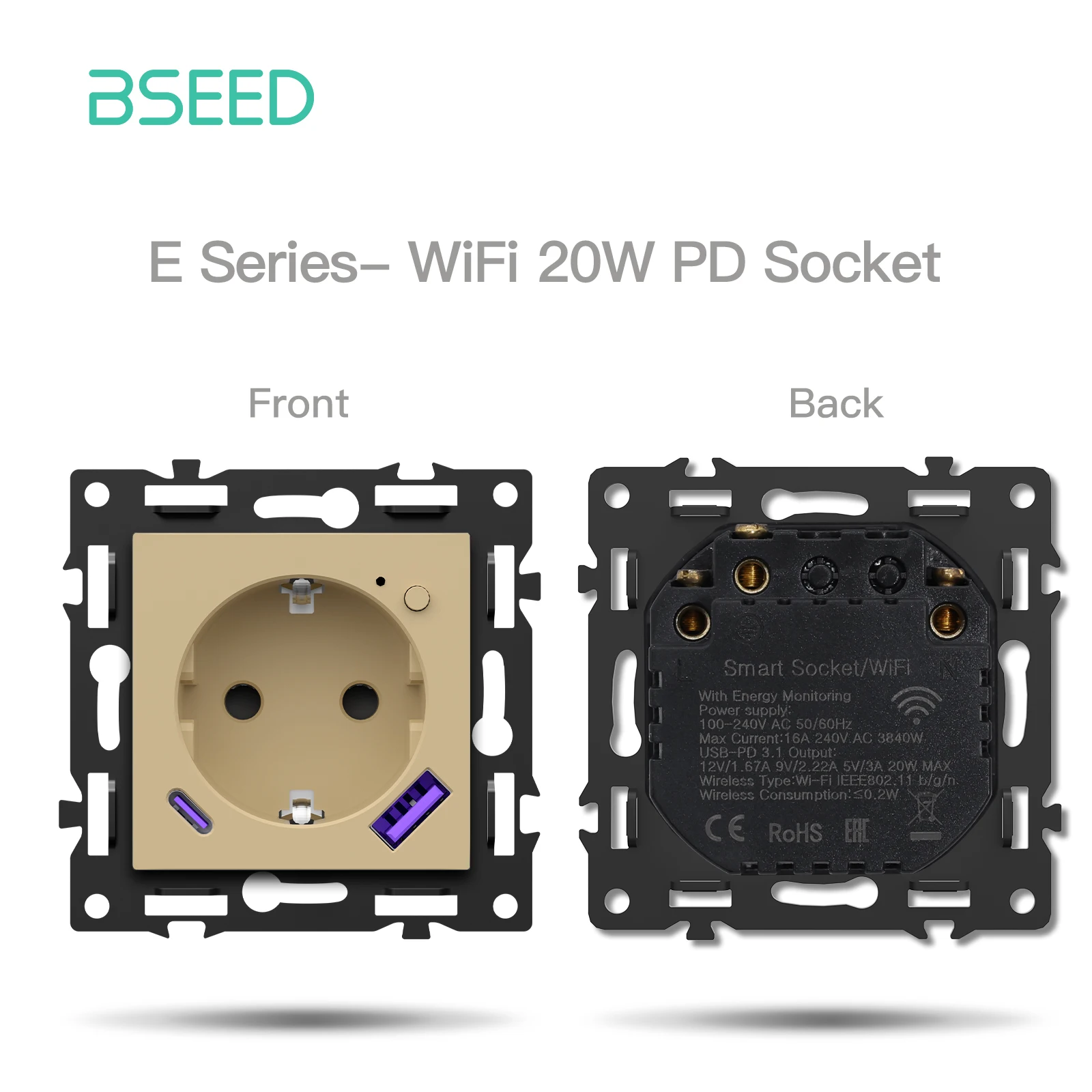 

BSEED Умная розетка Wi-Fi