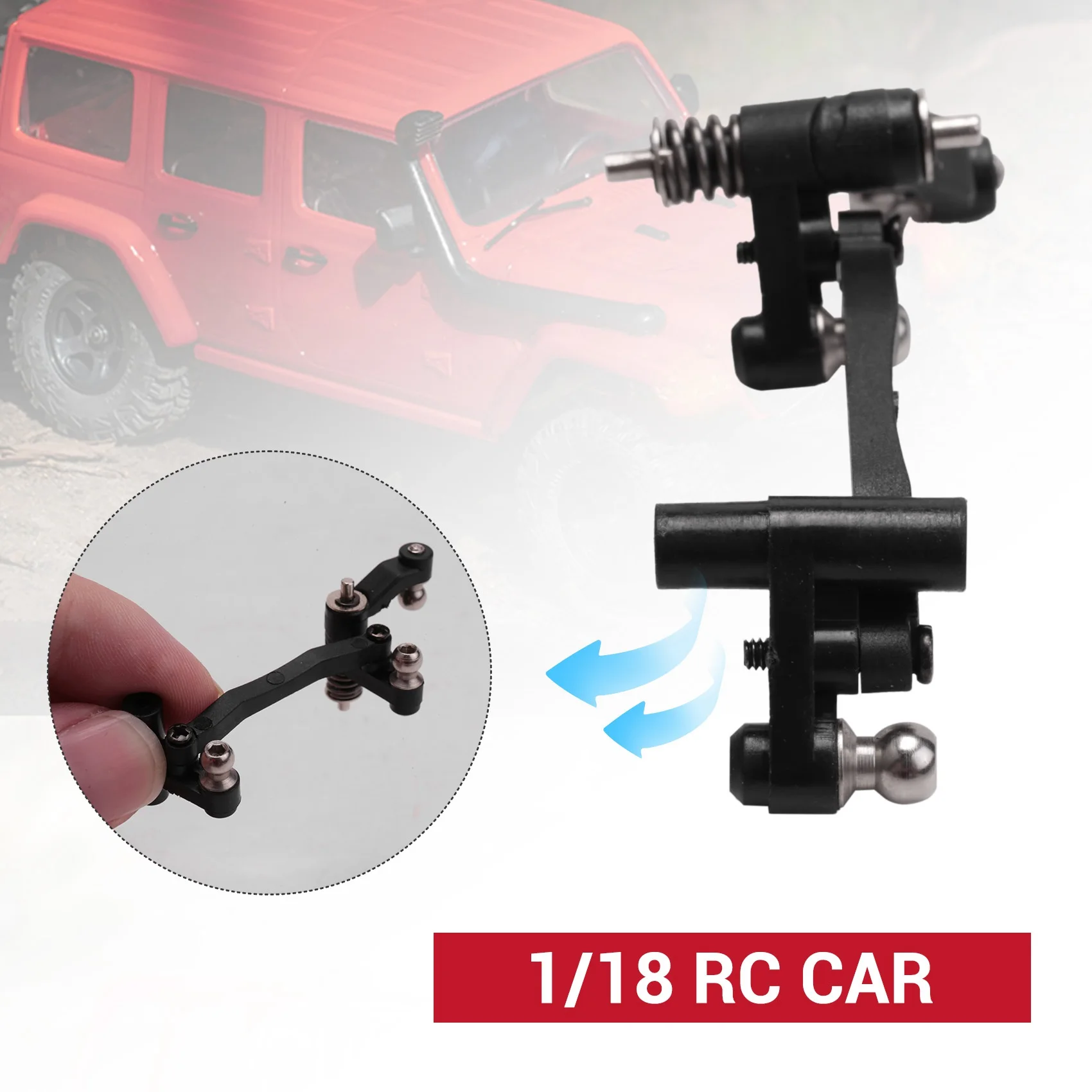 Детали для рулевого механизма Pxtoys PX9300 PX 9300 9301 9302 1/18 Запчасти радиоуправляемых