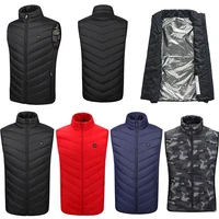 9areas self heated vest heating body warmer mens usb battery powered womens warm vest thermal winter clothing