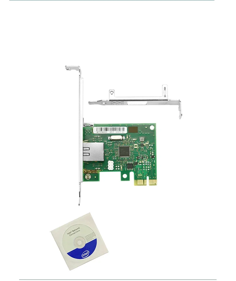 I210-T1 Серверный адаптер Gigabit Ethernet 1G для чипа Intel I210AT PCIe2.1 X1 RJ45 один порт 1000M PXE запуск