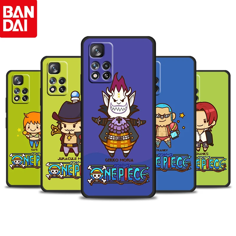 

Anime ONE PIECE Variety For Redmi 10 9 9C 9A 8 8A 7 7A 6 6A 5 5A 4X 5G Prime Pro Plus Soft Silicone Black Phone Case Funda