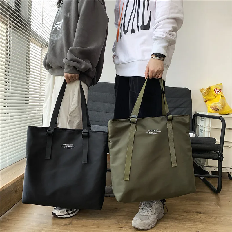 2023 Large Capacity Travel handbags Casual fitness shoulder bags for men Lightweight big men Cross bag New Black sacoche homme