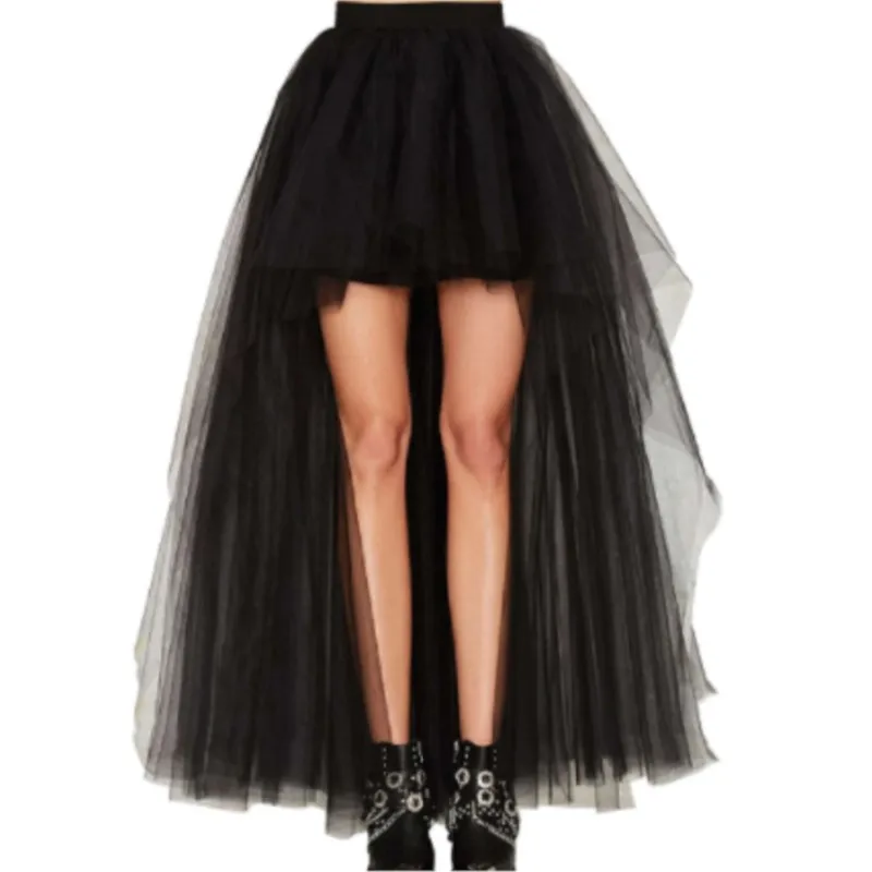 

Mesh Tulle Skirts For Women Elastic Lightweight Party Halloween Costume Petticoat Princess Tutu Skirt Pettiskirt Jupe Femme New
