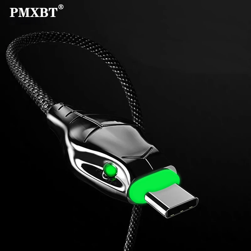 

Micro USB Cable 5A LED Fast Charging USB C Data Cord For iPhone 12 Huawei P40 Samsung Xiaomi Android Mobile Phone Charger Cables