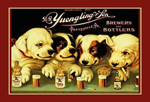Металлическая табличка для Yuengling & Son и Beer Dogs, прямоугольная, на заказ, 8x12 дюймов – для бара, кафе, ресторана, домашнего декора (art.: 3920d9fa1ca28) - 3920d9fa1ca28