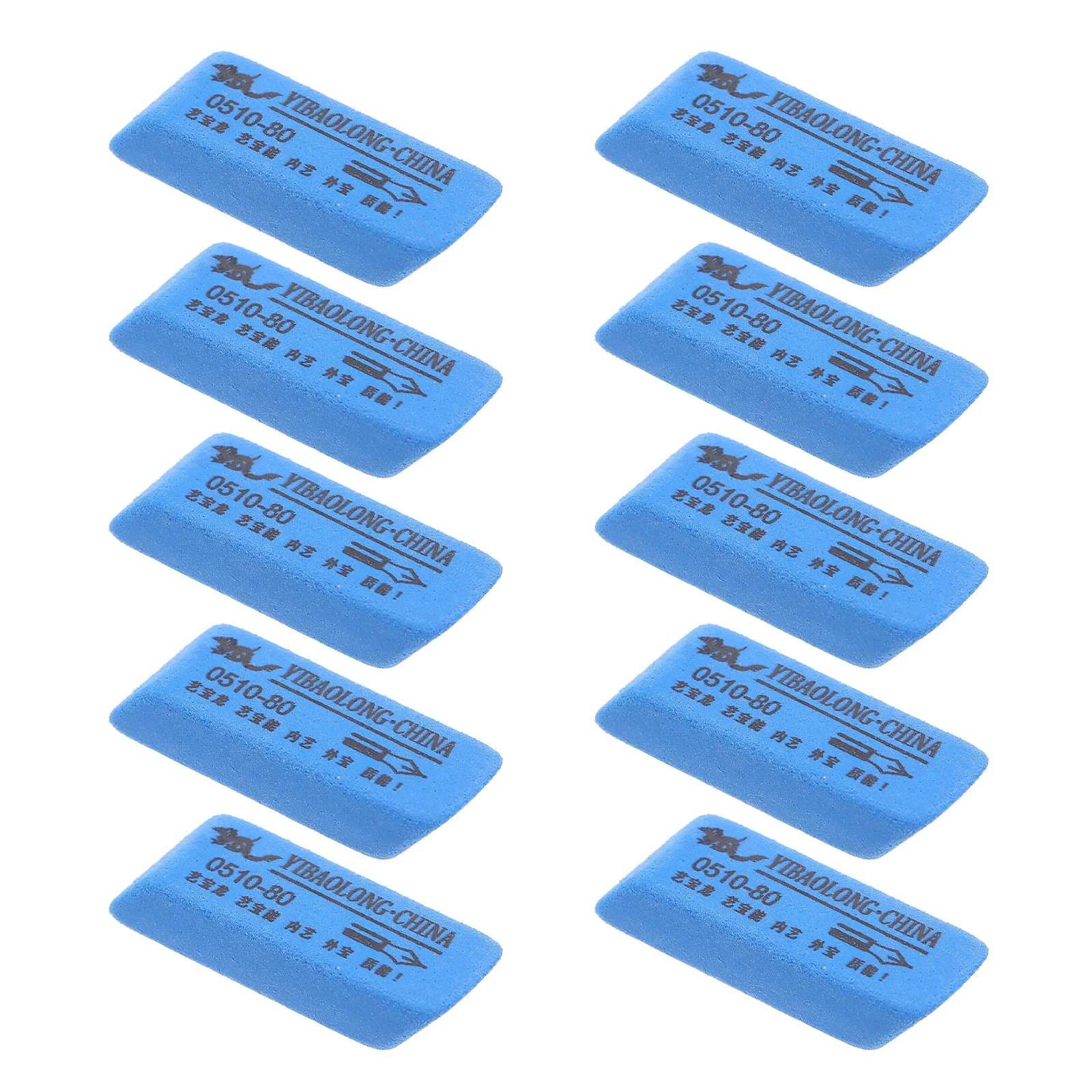 

10pcs Oxidation Reconditioning Erasers Pen Nib Retreading Erasers Blue