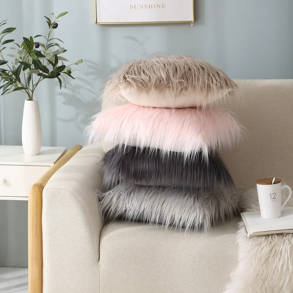 

Pillow Covers Home Decorative Nordic Luxury INS Plush Sofa Cushion Cover (Excluding Pillow Core) Pillowcase 45*45cm