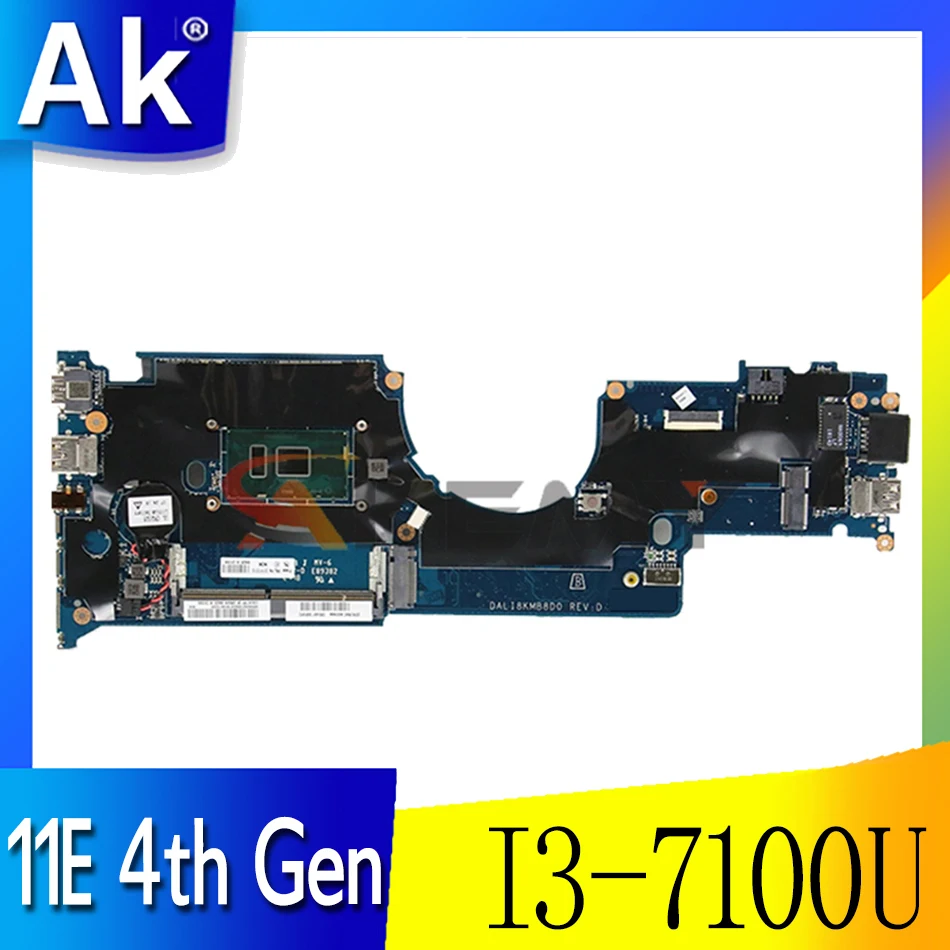 

FRU 01YT006 For Lenovo Thinkpad 11E 4th Gen Thinkpad 11e Laptop Motherboard DALI8KMB8D0 With I3-7100U CPU (Not-Touch) 100% Test