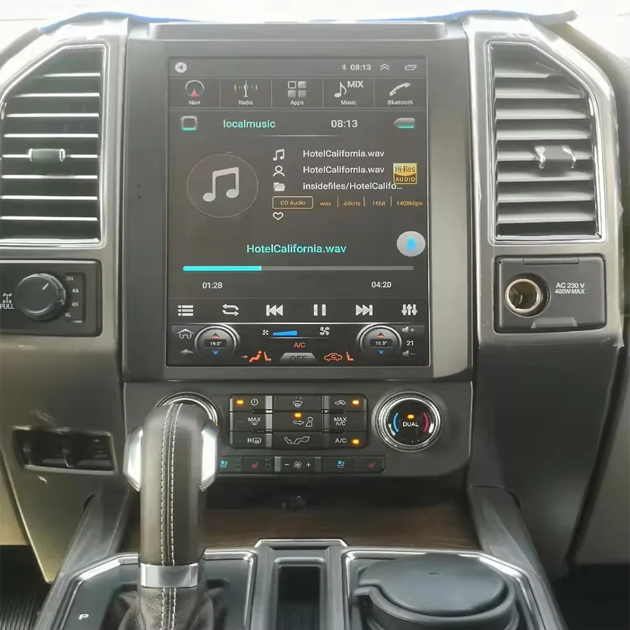 Carplay 12 1-дюймовый для Ford F150 F250 F350 2015-2022 Android 13 автомобильный экран GPS стерео