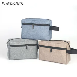 PURDORED 1 шт. дорожная мужская сумка для стирки, водонепроницаемая косметичка, набор туалетных принадлежностей, сумка для хранения для женщин и мужчин, косметичка, Прямая поставка