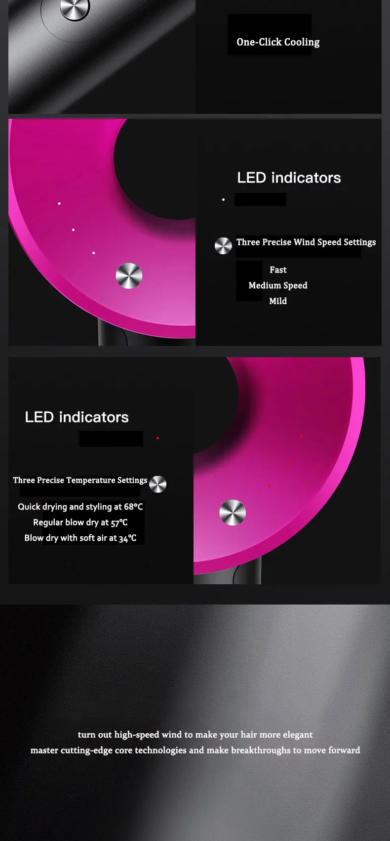 Рисунок 3 - Профессиональный фен для волос без листьев