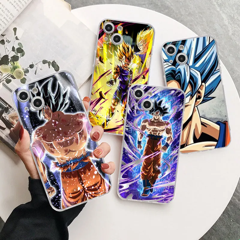 

Dragon Ball Anime COOL Clear Case For Apple iPhone 14 11 13 12 Pro XR X XS Max 13Pro 13Mini 14Plus Silicone Soft Phone Cover