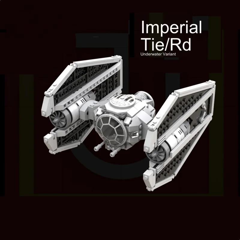 Новинка 2022 413 шт. MOC Space Wars Tie/Rd подводный Tie Fighter строительные блоки модель 75300