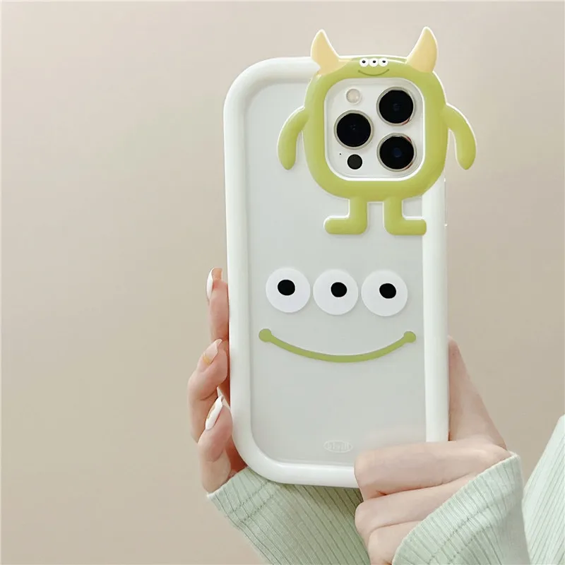 

Cute Alien Cartoon Phone Case Cover for IPhone 14 Plus 11 12 13 14 Pro Max Shockproof Cases for IPhone 14 Case