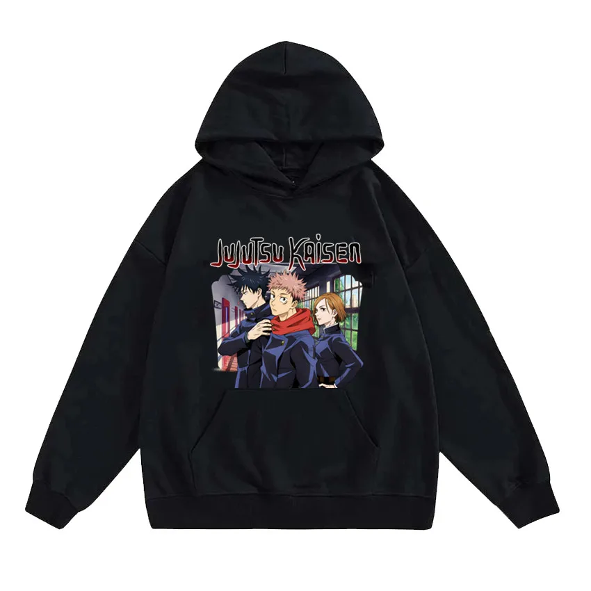 

NEW 2022 Anime Jujutsu Kaisen 320g Heavy Fabric Cotton Mens Hoodies Harajuku Streetwear for Women/Men Hoodie Clothes Sweatshirts