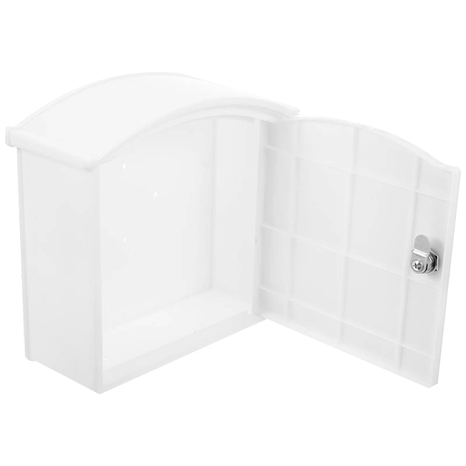 

Locable Milk Case Storage Organizer Home Plastic Holder Front Porch Packages Wall Hanging Delivery Supply Drop