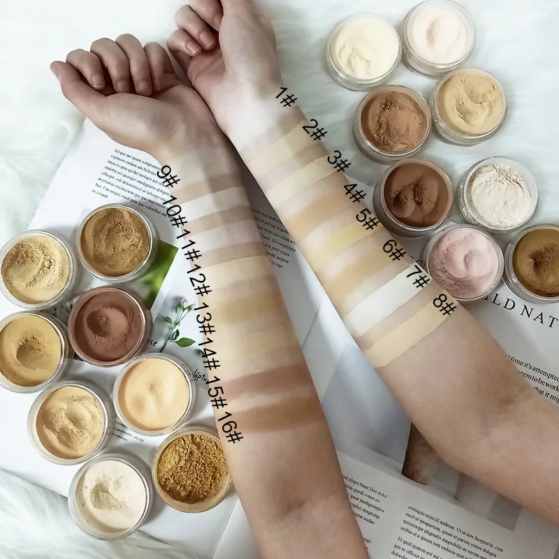

Powder Delicate and Long-lasting Oil Control Makeup Concealer Private Label Nourishing Nutritious 16 Colors