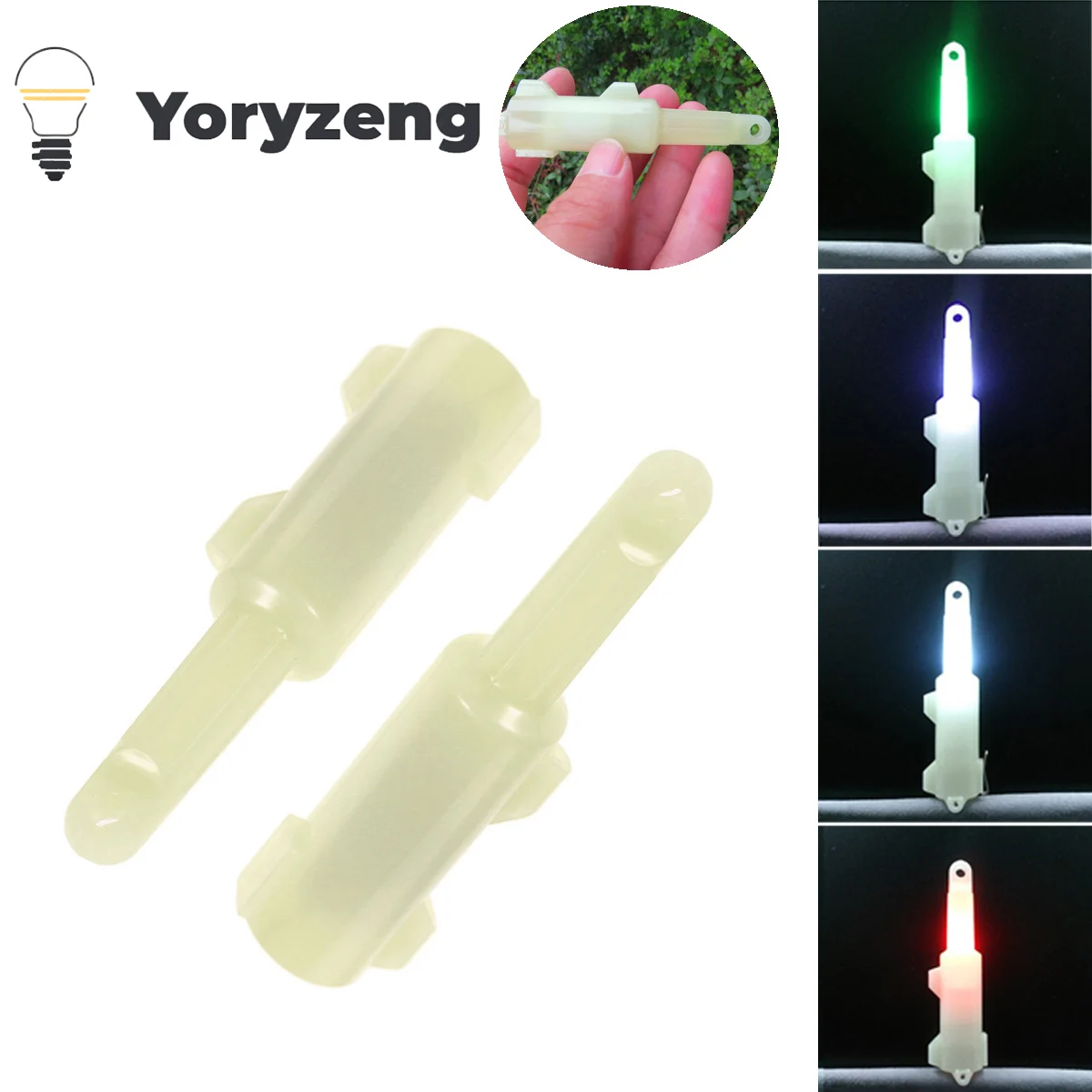 

YORYZENG Подводные LED фонарики для рыбалки 2 шт.