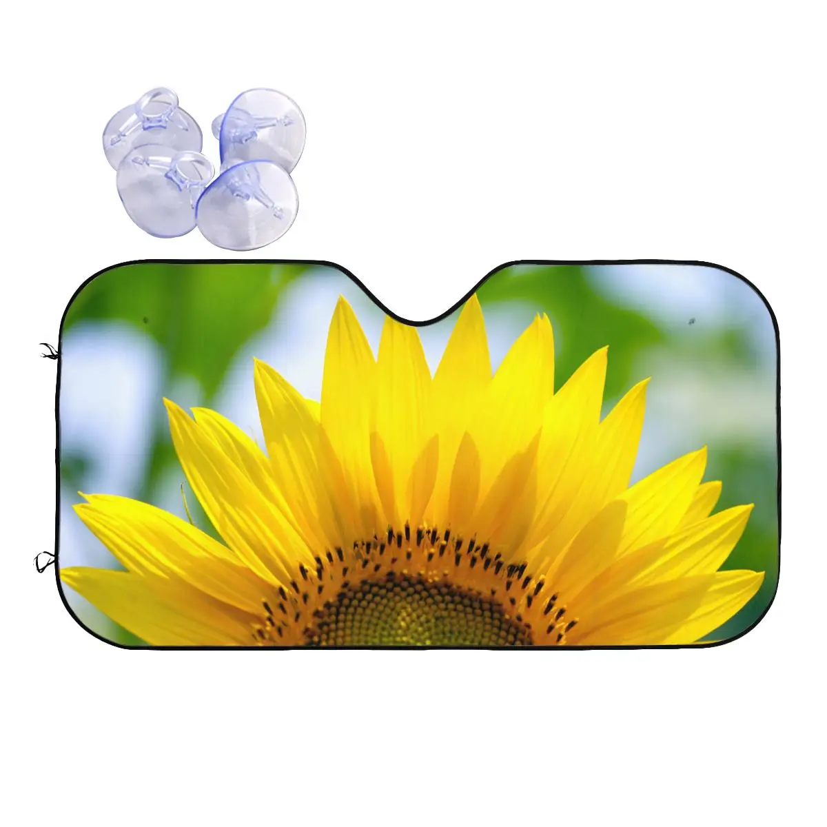 

Sunflower Fashion Sunshade Windscreen 76x140cm Aluminium Foil Car Window Windscreen Cover Solar Protect