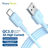 phone planet usb c quick fast charging cable usb type c mobile phone charger data cable for samsung xiaomi huawei poco android