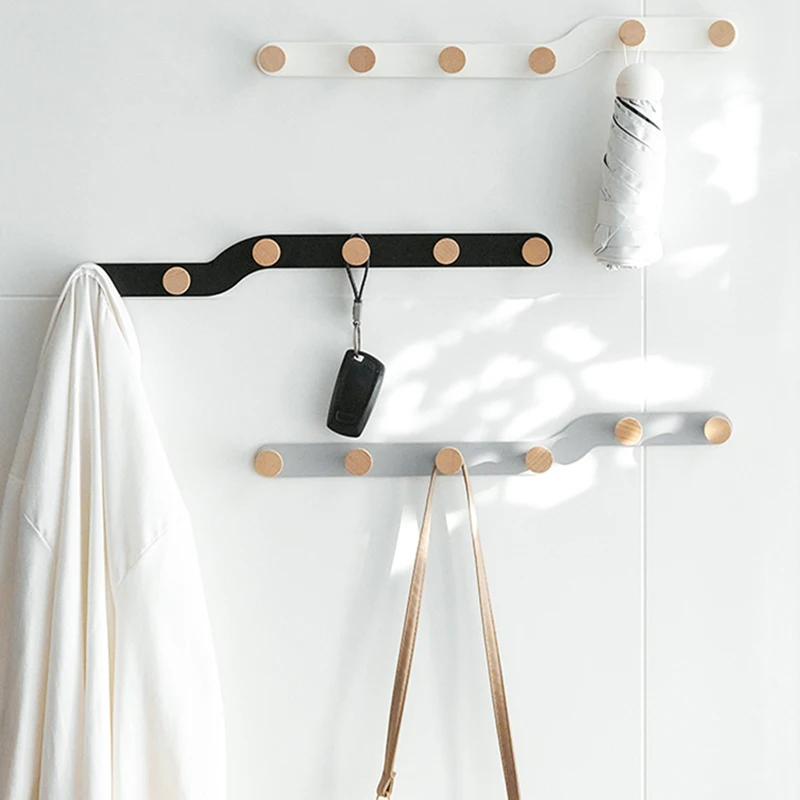 Настенная вешалка для одежды современный роскошный временный настенный стеллаж