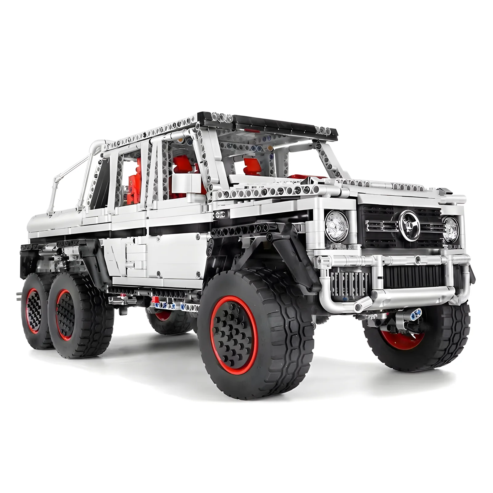 MOLD KING 13061 MOC Технический моторизованный G700 6x6 внедорожник грузовик автомобиль