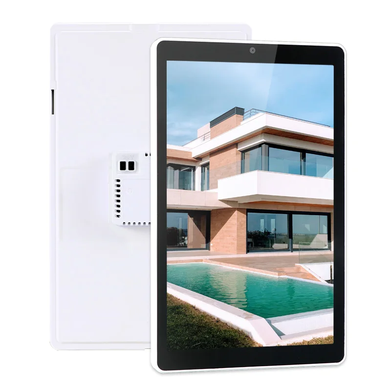 

New White Color 8 Inch Smart Switch RS485 Flush in Wall Android 11 Tablet