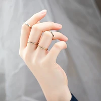 2 0mm punk fingers ring minimalist doctrine spherical rings 304l stainless steel plating color lovely japanese and korean style