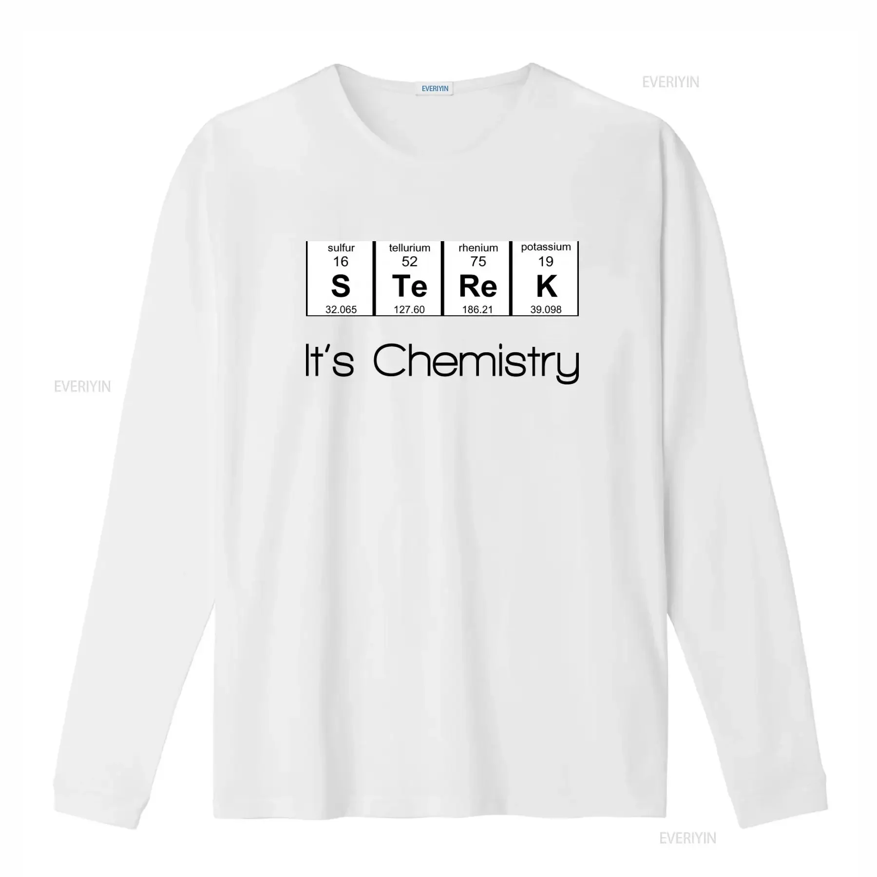 Фото Футболка T Shirtn Wolf Sterek It's Chemistry: Классическая научно-тематическая футболка в винтажном стиле с легким графическим дизайном №2