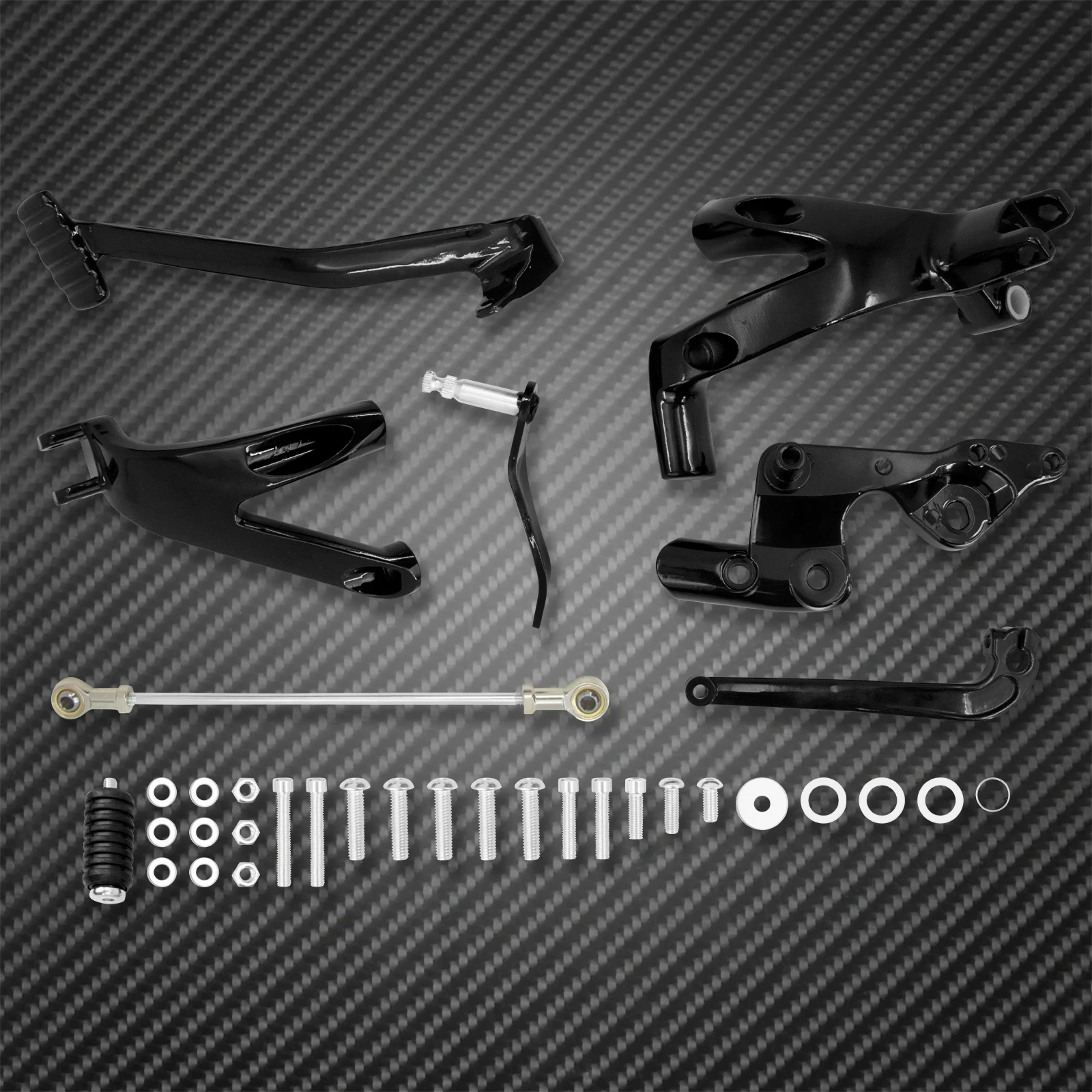 Заготовка для мотоцикла алюминиевый подножник с передним управлением набор