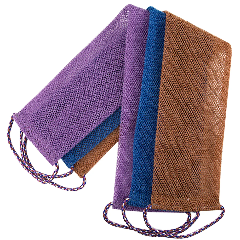 

3 Pcs Bath Sapo African Sponge Towel Exfoliating Towels Take Cloths Shower Nylon Sapo African Sponges Scrubbing Bathing