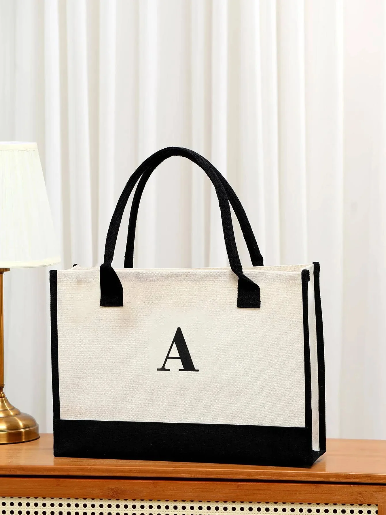 

White simple solid color large capacity women's shoulder bag handbag