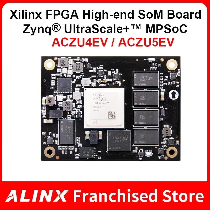 ALINX SoM ACU4EV ACU5EV: Xilinx Zynq UltraScale+ MPSOC AI ZU4EV ZU5EV Модуль промышленного класса