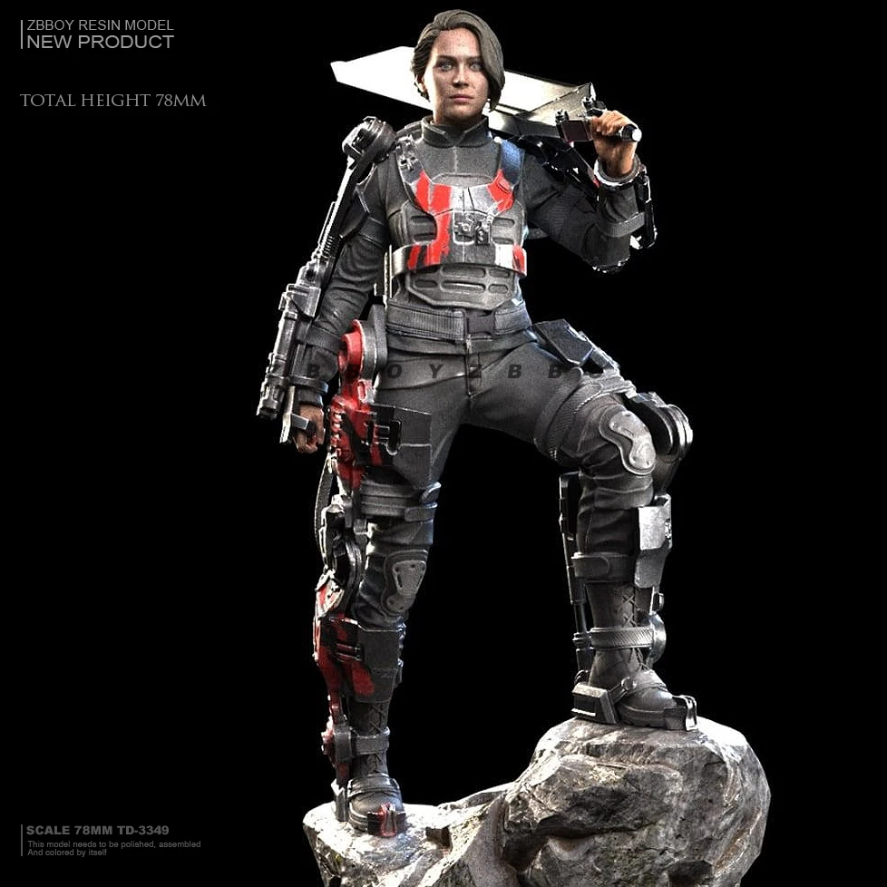 

78mm Resin model kits DIY resin figure toy self-assembled TD-3349