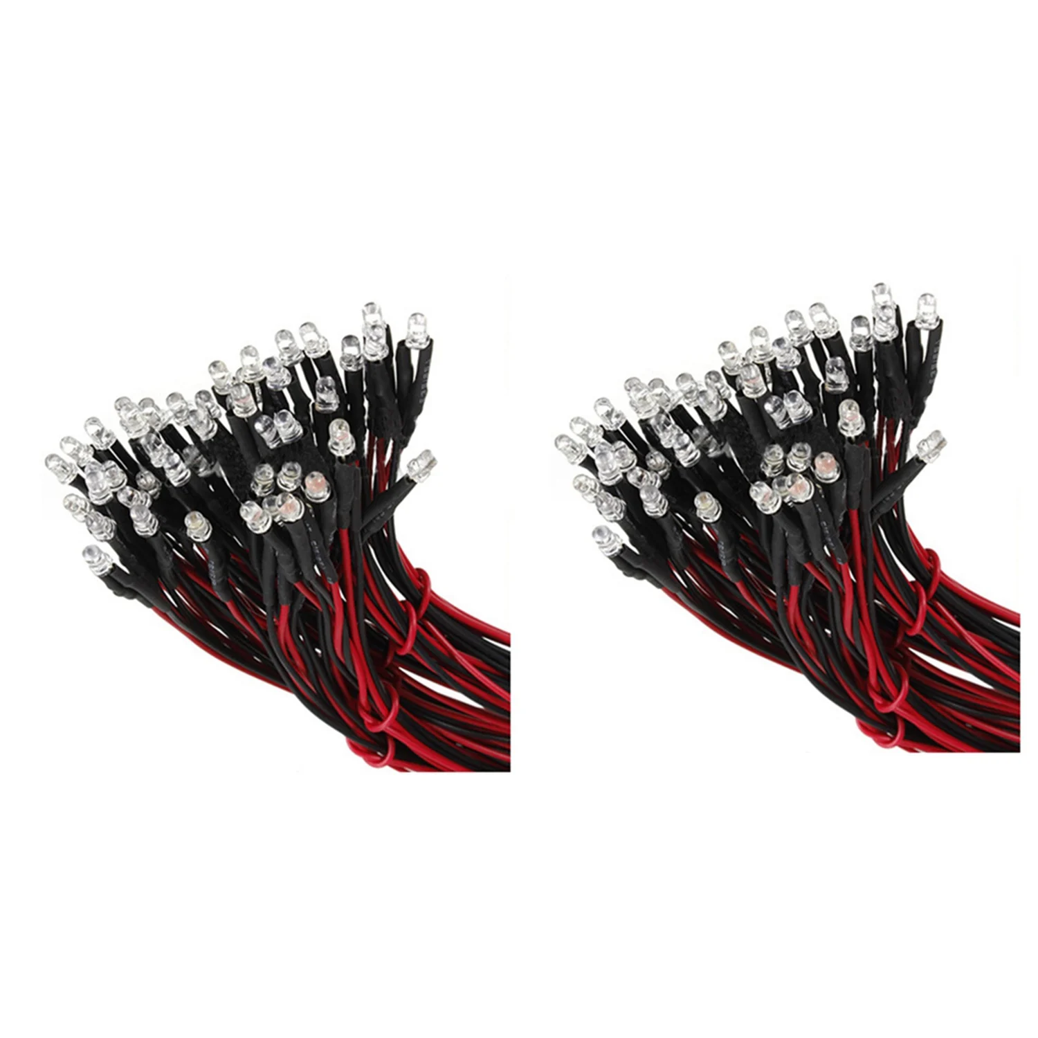 

20Pcs 12V 20Cm Led Pre Wired 3Mm - 10Pcs Green & 10Pcs Red