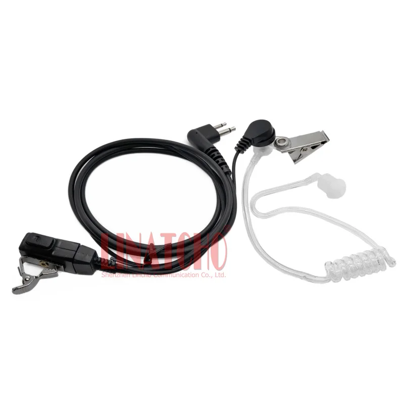 Walkie Talkie Press to Talk Transparent Air Tube Earphone for MOTO GP88 CP88 CP100 GP2000 Radio | Parts & Accessories