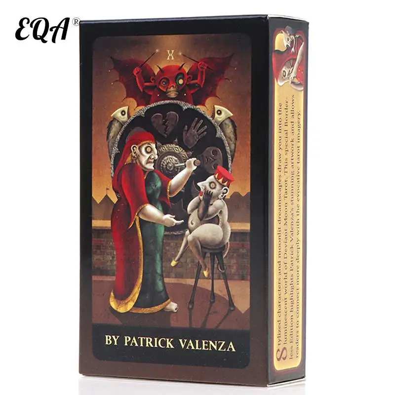 

Deviant Moon Tarot Cards Board Games Divination Prophecy Multiplayer Games Tarot Oracle Cards For Board Game Accessories