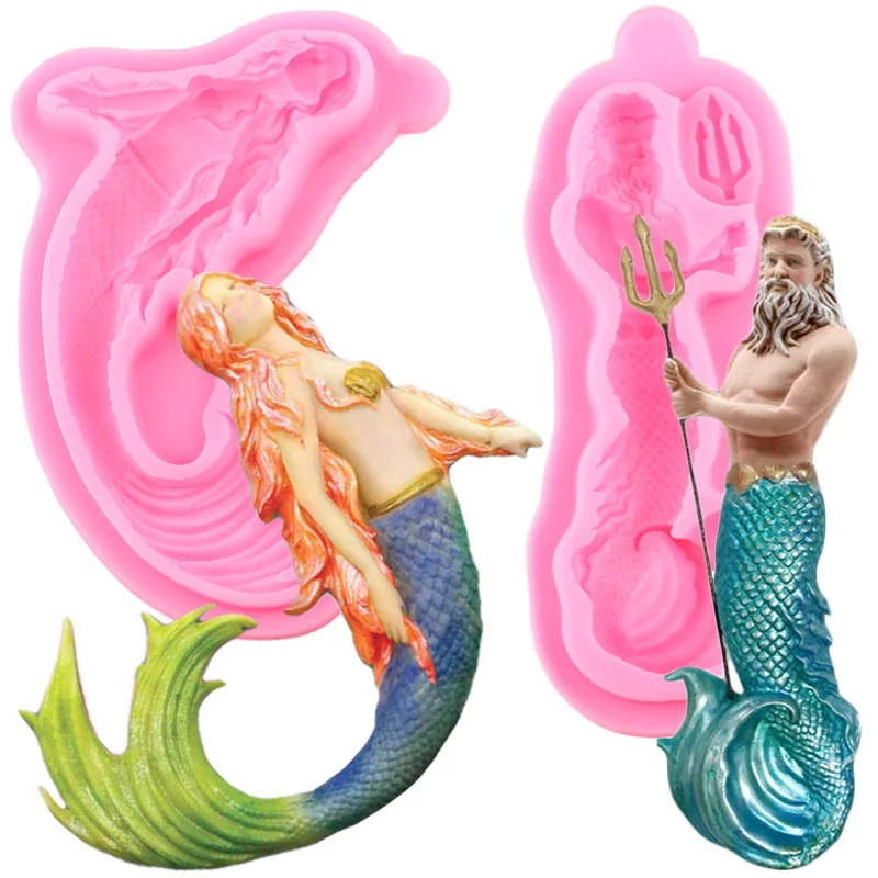 Нептун фотоформа колонна граница для торта искусственная ракушка шоколадные