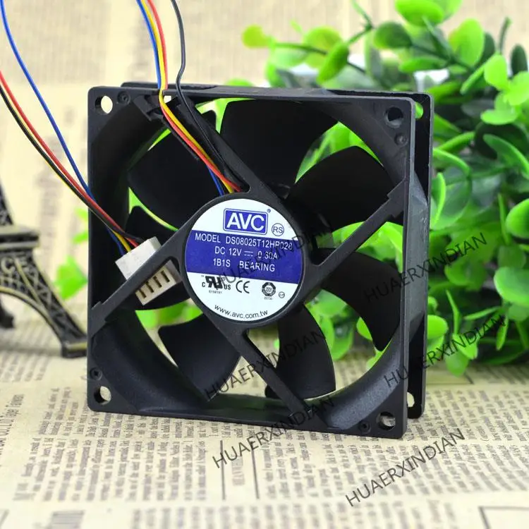 

Новый комплект охлаждающего вентилятора 8025 8 см 4 DS08025T12HP028 0,30a