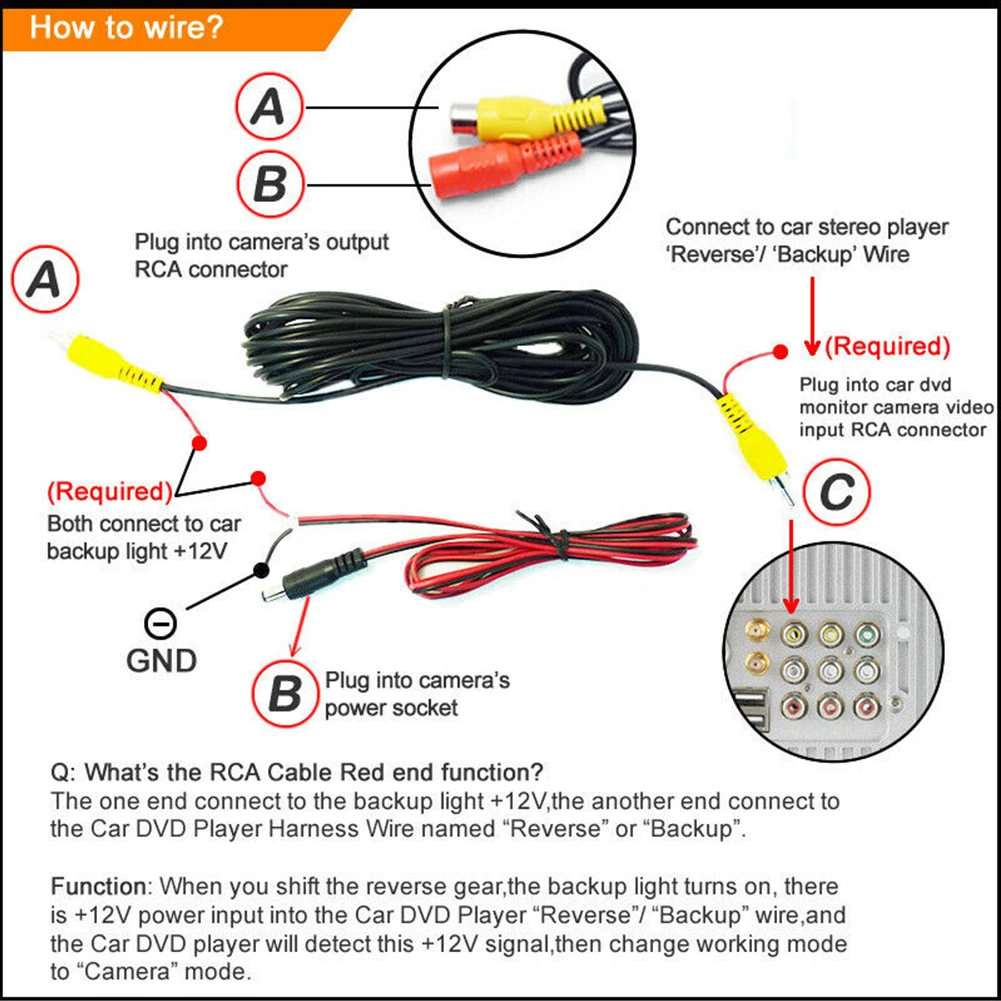 

Camera Rear View Camera Weatherproof Mini-Van Reverse Truck 2011-2015 Bluetooth Receiver For Mitsubishi ASX RVR