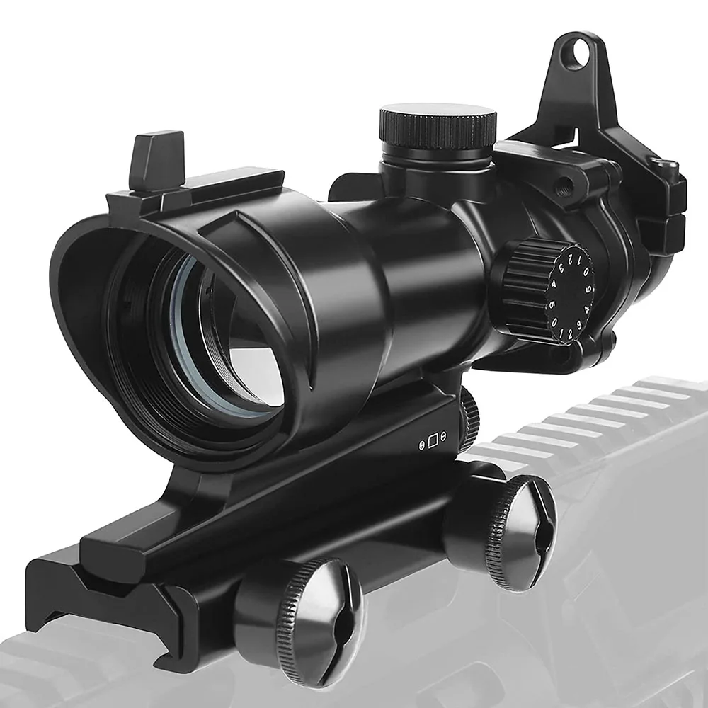 

ACOG 1X32 Red Green Dot Sight Illuminated Optical Rifle Scope Fit 20mm Rail for Tactical Airsoft Rifle Hunting Sniper