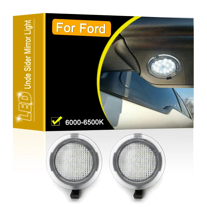 

12V Waterproof LED Under Side Mirror Lamp Puddle Light Assembly For Ford Taurus Expedition Edge F-150 Taurus Flex Explorer
