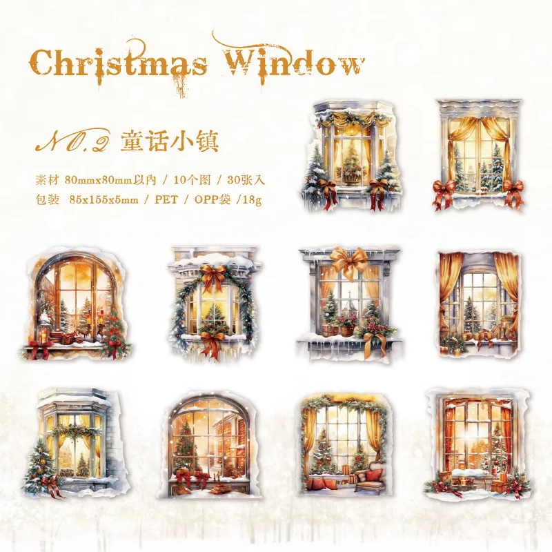 

Набор из 30 водонепроницаемых наклеек "Ретро", Mengtai