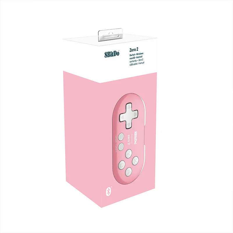 Мини-контроллер 8bitdo Zero 2 с Bluetooth совместимый Nintendo Switch Windows Android macOS - купить по