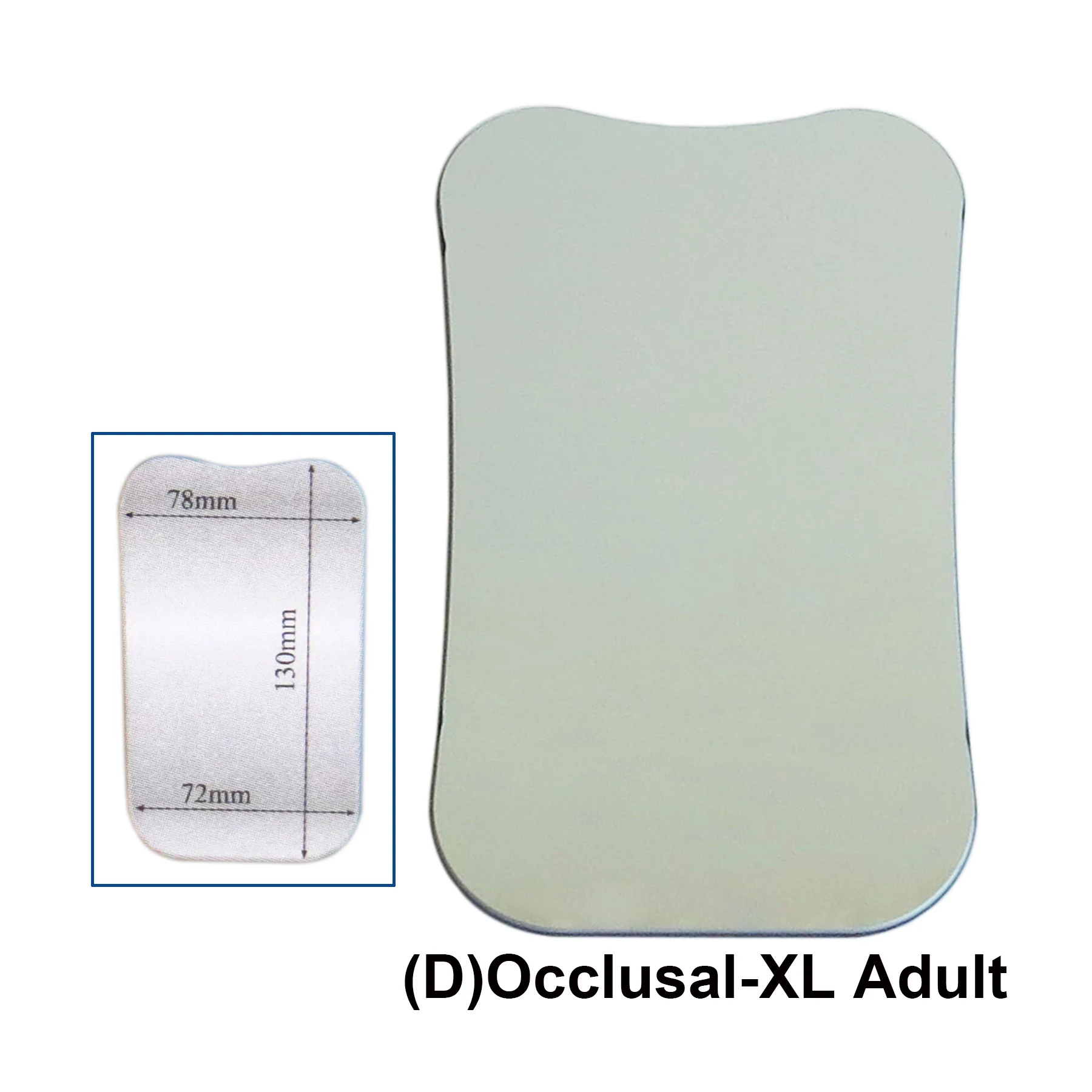 Двустороннее зеркальное зеркало для интраоральной фотосъёмки 5 размеров